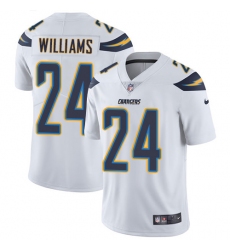 Youth Nike Los Angeles Chargers #24 Trevor Williams White Vapor Untouchable Elite Player NFL Jersey