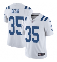 Youth Nike Indianapolis Colts #35 Pierre Desir White Vapor Untouchable Limited Player NFL Jersey