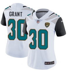 Women's Nike Jacksonville Jaguars #30 Corey Grant White Vapor Untouchable Limited Player NFL Jersey