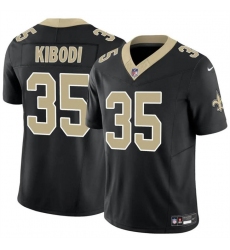 Men's New Orleans Saints #35 Jacob Kibodi Black F.U.S.E Vapor Limited Stitched Football Jersey