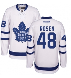 Youth Reebok Toronto Maple Leafs #48 Calle Rosen Authentic White Away NHL Jersey