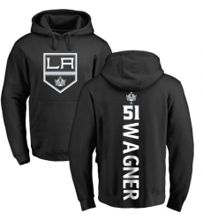 NHL Adidas Los Angeles Kings #51 Austin Wagner Black Backer Pullover Hoodie
