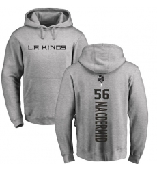 NHL Adidas Los Angeles Kings #56 Kurtis MacDermid Ash Backer Pullover Hoodie
