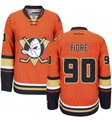 Women's Reebok Anaheim Ducks #90 Giovanni Fiore Authentic Orange Third NHL Jersey