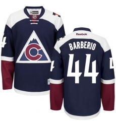 Youth Reebok Colorado Avalanche #44 Mark Barberio Authentic Blue Third NHL Jersey