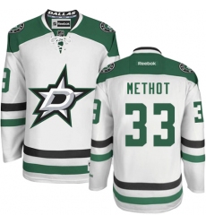 Men's Reebok Dallas Stars #33 Marc Methot Authentic White Away NHL Jersey