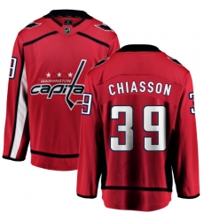 Youth Washington Capitals #39 Alex Chiasson Fanatics Branded Red Home Breakaway NHL Jersey