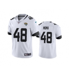 Men's Jacksonville Jaguars #48 Chad Muma White Vapor Untouchable Limited Stitched Jersey