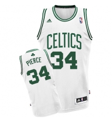 Women's Adidas Boston Celtics #34 Paul Pierce Swingman White Home NBA Jersey