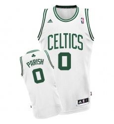 Women's Adidas Boston Celtics #0 Robert Parish Swingman White Home NBA Jersey