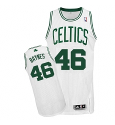 Women's Adidas Boston Celtics #46 Aron Baynes Authentic White Home NBA Jersey