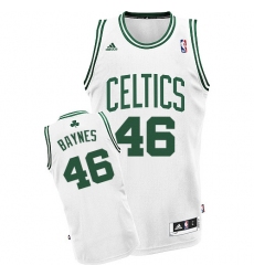 Youth Adidas Boston Celtics #46 Aron Baynes Swingman White Home NBA Jersey