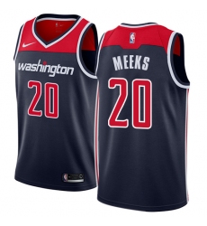Men's Nike Washington Wizards #20 Jodie Meeks Swingman Navy Blue NBA Jersey Statement Edition