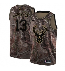 Women's Nike Milwaukee Bucks #13 Glenn Robinson Swingman Camo Realtree Collection NBA Jersey
