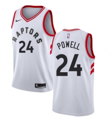 Men's Nike Toronto Raptors #24 Norman Powell Swingman White NBA Jersey - Association Edition