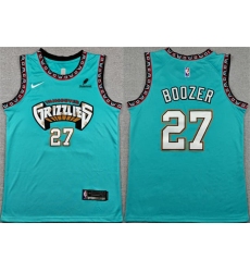 Men's Memphis Grizzlies #27 Cameron Boozer Teal 2026 Draft Stitched Jersey