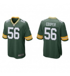 Men's Green Bay Packers #56 Edgerrin Cooper Green Vapor Limited Football Stitched Jersey