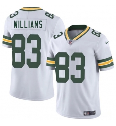 Men's Green Bay Packers #83 Savion Williams White 2025 Draft Vapor Untouchable Limited Football Stitched Jersey
