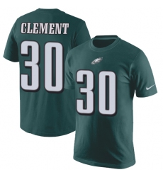 Nike Philadelphia Eagles #30 Corey Clement Green Rush Pride Name & Number T-Shirt