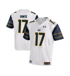 California Golden Bears 17 Chris Conte White College Football Jersey