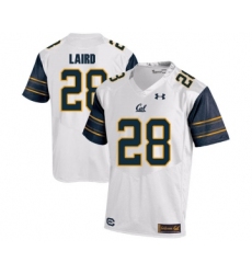 California Golden Bears 28 Patrick Laird White College Football Jersey