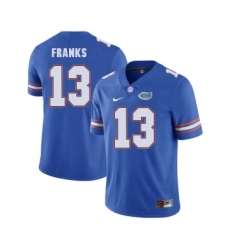 Florida Gators 13 Feleipe Franks Blue College Football Jersey