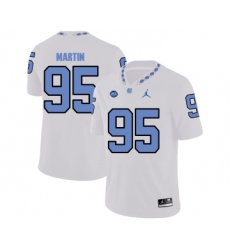 North Carolina Tar Heels 95 Kareem Martin White College Football Jersey