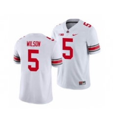 Men's Ohio State Buckeyes Garrett Wilson White Game College Football Jersey