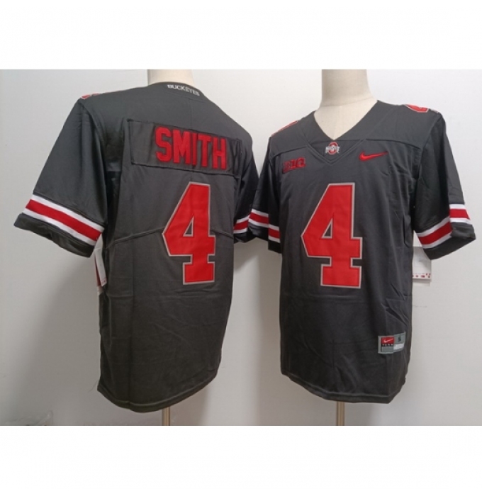 Men's Ohio State Buckeyes Jeremiah Smith #4 Black Vapor Limited Stitched NCAA Football Jersey