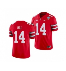 Men's Ohio State Buckeyes K.J. Hill 2021 Sugar Bowl Scarlet Football Jersey