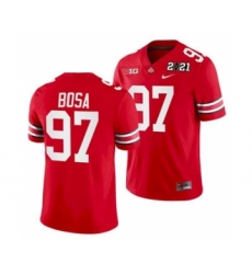 Men's Ohio State Buckeyes Nick Bosa Sugar Bowl Jersey Scarlet Playoff Home