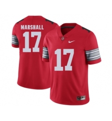 Ohio State Buckeyes 17 Jalin Marshall Red 2018 Spring Game College Football Limited Jersey