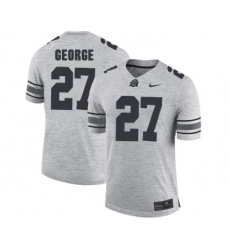 Ohio State Buckeyes 27 Eddie George Gray College Football Jersey