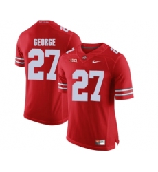 Ohio State Buckeyes 27 Eddie George Red College Football Jersey