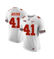 Ohio State Buckeyes 41 Hayden Jester White College Football Jersey