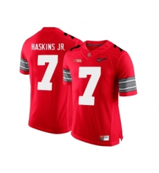 Ohio State Buckeyes 7 Dwayne Haskins Red With Diamond Logo College Football Jersey