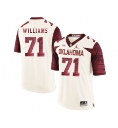 Oklahoma Sooners 71 Trent Williams White 47 Game Winning Streak College Football Jersey