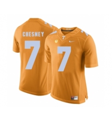 Tennessee Volunteers 7 Kenny Chesney Orange College Football Jersey