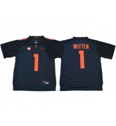 Vols #1 Jason Witten Grey Limited Stitched NCAA Jersey