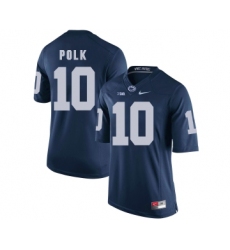 Penn State Nittany Lions 10 Brandon Polk Navy College Football Jersey