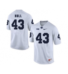 Penn State Nittany Lions 43 Mike Hull White College Football Jersey