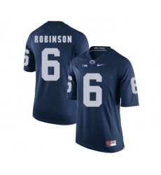 Penn State Nittany Lions 6 Andre Robinson Navy College Football Jersey