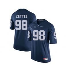 Penn State Nittany Lions 98 Anthony Zettel Navy College Football Jersey