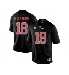 Stanford Cardinal 18 Jack Richardson Blackout College Football Jersey