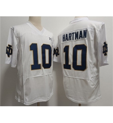 Men's USC Trojans #10 Sam Hartman White With Name Stitched Jersey