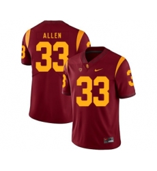 USC Trojans 33 Marcus Allen Red College Football Jersey