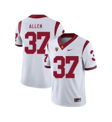 USC Trojans 37 Javorius Allen White College Football Jersey