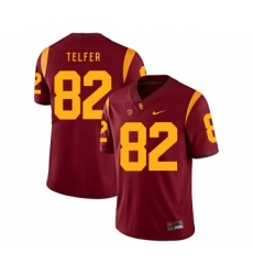 USC Trojans 82 Randall Telfer Red College Football Jersey