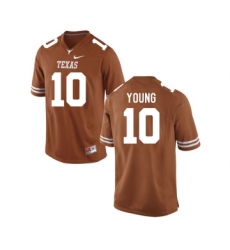 Texas Longhorns 10 Vince Young Brunt Orange College Football Jersey