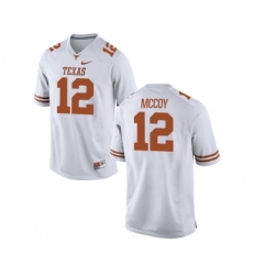 Texas Longhorns 12 Colt McCoy White Nike College Jersey